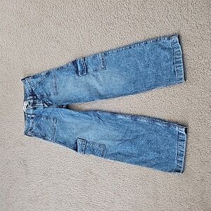 Abercrombie Kids High Rise Wide Leg Jeans Size 9/10